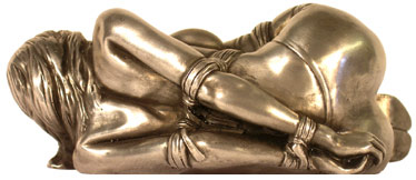 Bondage Sculpture | Zuleka in Pewter